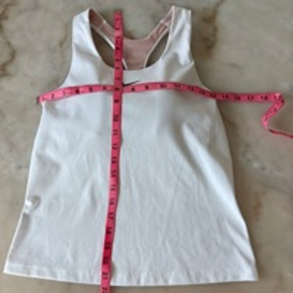 Nike Swoosh Women's Medium-Support Padded Sports Bra Tank Sz Small White - Picture 10 of 12